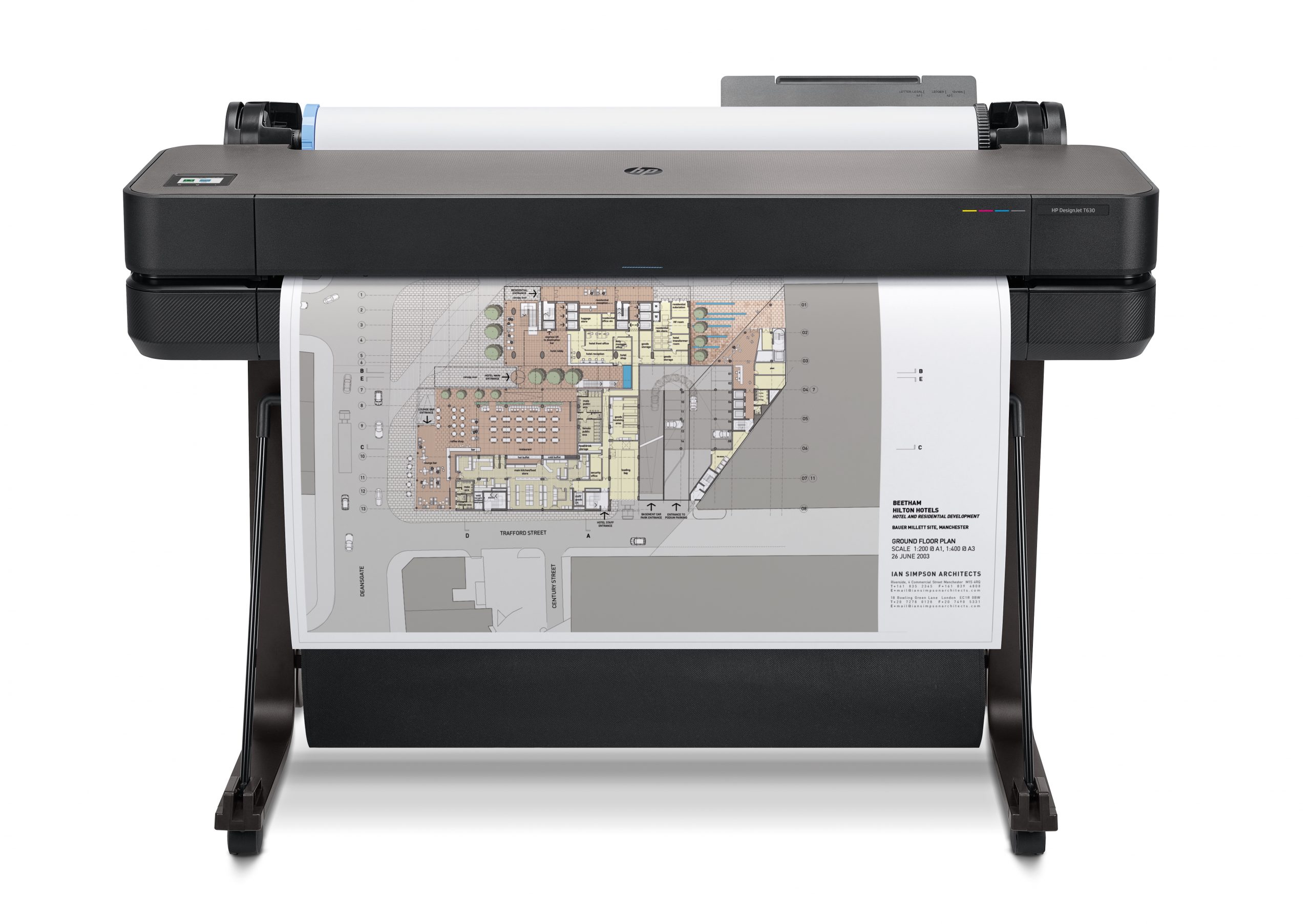 HP DesignJet T630 Large Format Up To A0 Plotter Printer 36 With 